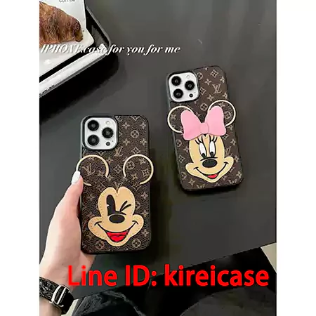 iphone18ケース ルイヴィトン キャラクター ハイブランド 携帯ケース おしゃれ 芸能人 耐衝撃