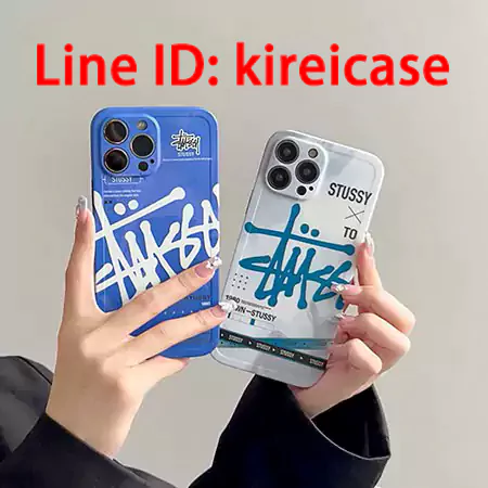 iphone18 ケース ステューシー ハイブランド スマホケース 安い 大人 滑り止め