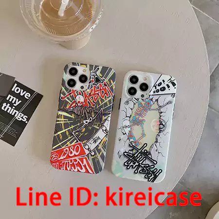 iphone14 ケース ステューシー ハイブランド スマホケース 安い 大人 滑り止め