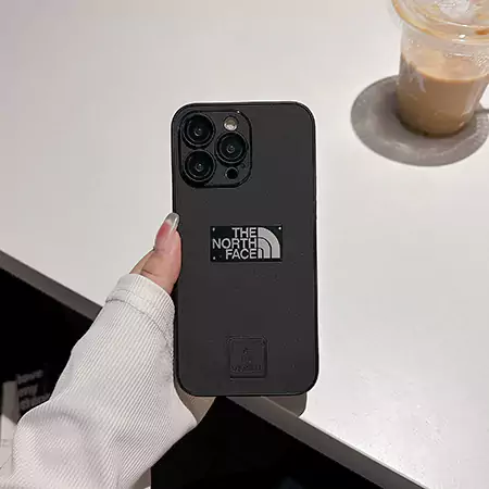 韓国アイドルレザーダウンハイブランドiPhone15/15plusケース