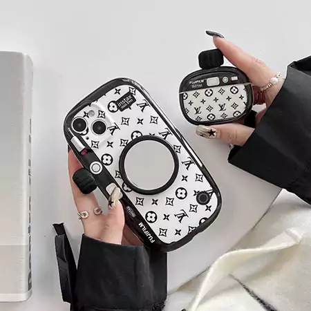 LOUIS VUITTON風 iPhone 15 Pro Max ミラー付き ケースセット