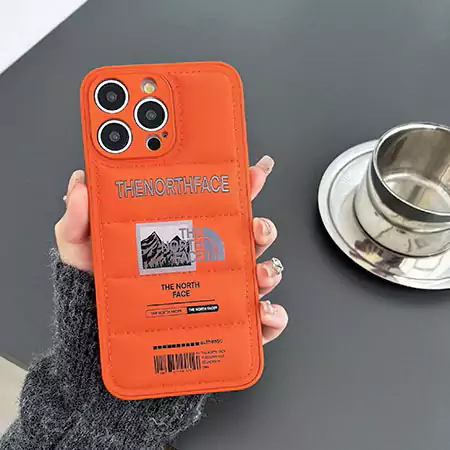 ソフト耐衝撃ザ・ノースフェイスiPhone14/13ケースフルカバーレンズプロテクション