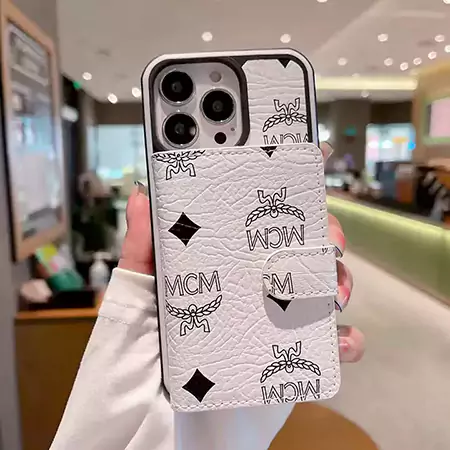 MCM カードケースモデル ツートーンサイドケース iPhone 16 スマホケース