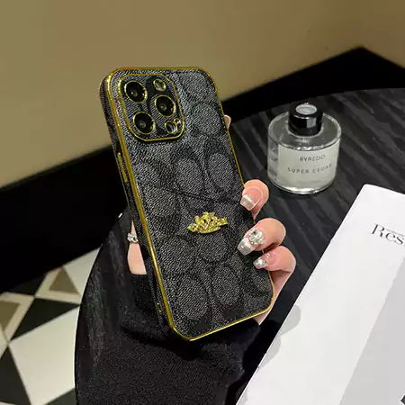 本革コーチプラグ＆プレイiPhone 16ケース