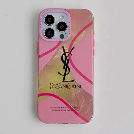 ピンク ysl シリコーン iPhone シリーズ保護ケース