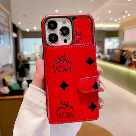 MCM カードケースモデル ツートーンサイドケース iPhone 16 スマホケース