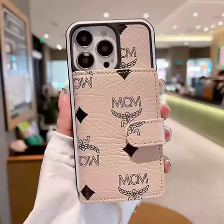 MCM カードケースモデル ツートーンサイドケース iPhone 16 スマホケース