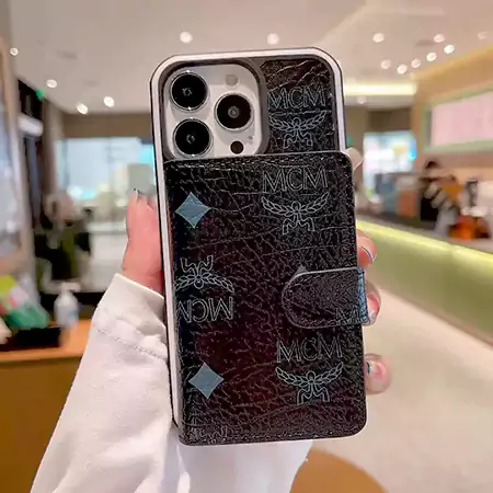MCM カードケースモデル ツートーンサイドケース iPhone 16 スマホケース