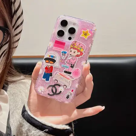 シャネル グリッター iPhone 15 Pro Max ケース