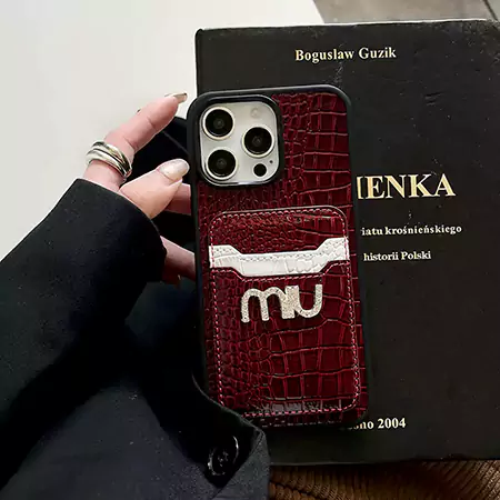 ミュウミュウ Miumiu ケースiPhone17/17pro/17 promax/17 air 