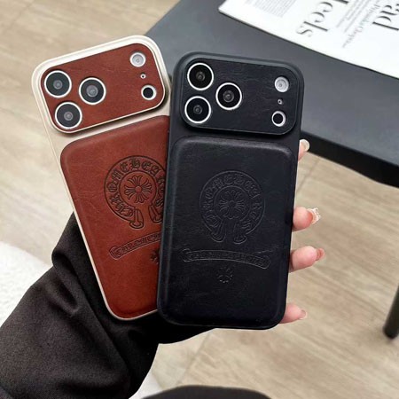 おしゃれクロムハーツ風 iphone17 ケース ブランドCHスマホケース レディース衝撃吸収