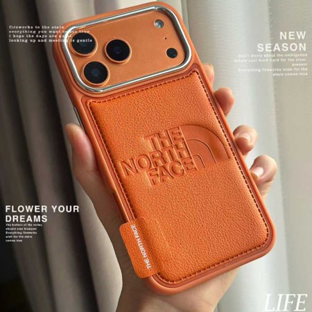 おしゃれノースフェイス風 iphone17 ケース ブランド THE NORTH FACEスマホケース カップル新登場