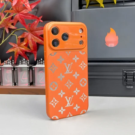 ルイヴィトン風面白いカップル画面保護iphone17ケースブランドLVスマホケース