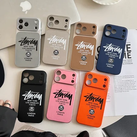 ストリート風 iphone17 ケース ブランドstussyスマホケース 流行り レディース キラキラ