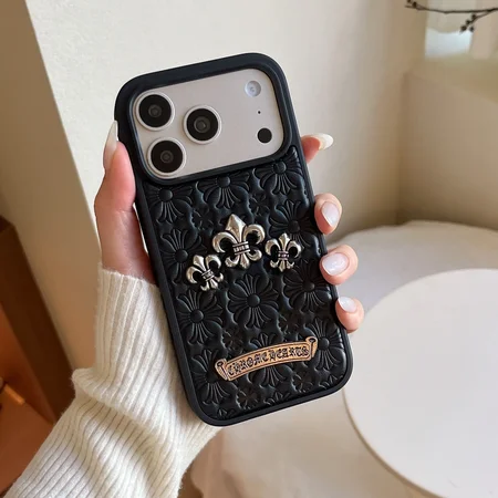 ハイブランド風 クロムハーツ iPhone17/air かっこいいスマホケース。iPhone16/16pro ブラックケース。iPhone15/14/13 おすすめブランドメンズケース。クロムハーツスマホケース。かわいい・安い・人気。耐衝撃・防水・多機能iPhoneケース。おしゃれ。iPhone16pro/15promaxケース対応。