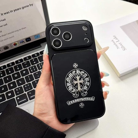 おしゃれクロムハーツ風 iphone17 ケース ブランドCHスマホケース カップル新登場