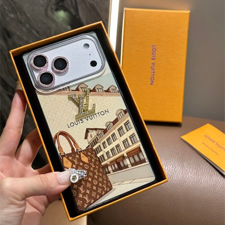 おしゃれルイ ヴィトン風 iphone17 ケース ブランドlvスマホケース 高校生キラキラ