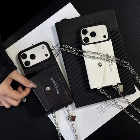 おしゃれメゾンマルジェラ風 iphone17 ケース ブランドMason Magillarスマホケース 高校生四角保護
