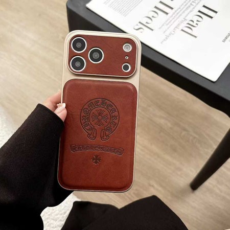 おしゃれクロムハーツ風 iphone17 ケース ブランドCHスマホケース レディース衝撃吸収