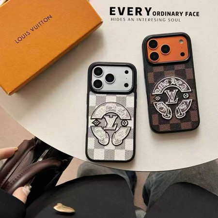 おしゃれクロムハーツ風 iphone17 ケース ブランドCHスマホケース 高校生四角保護