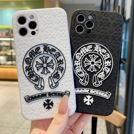 おしゃれクロムハーツ風 iphone17 ケース ブランドCHスマホケース 高校生キラキラ