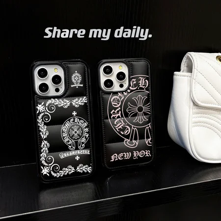 おしゃれクロムハーツ風 iphone17 ケース ブランドCHスマホケース 高校生四角保護