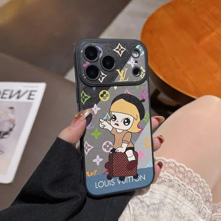 ルイヴィトン風面白い芸能人覗き見防止iphone17ケースブランドLVスマホケース