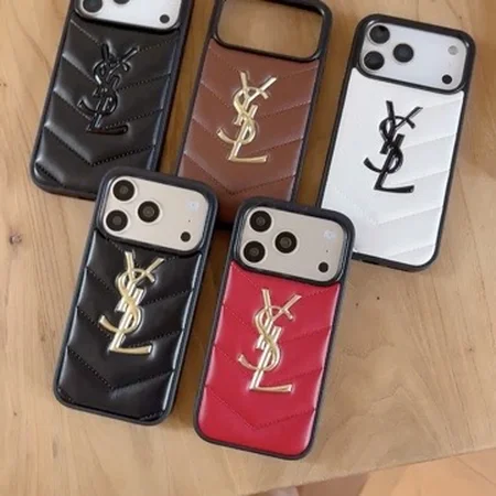 おしゃれイヴサンローラン風 iphone17 ケース ブランドYSLスマホケース カップル新作