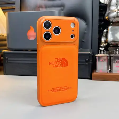 おしゃれノースフェイス風 iphone17 ケース ブランド THE NORTH FACEスマホケース 高校生キラキラ