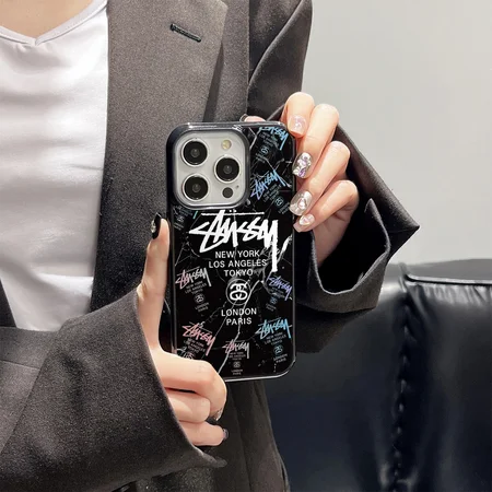 ストリート風 iphone17 ケース ブランドstussyスマホケース おすすめ レディース 高級感