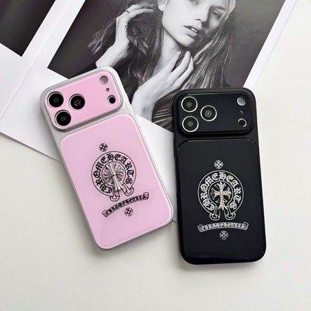 おしゃれクロムハーツ風 iphone17 ケース ブランドCHスマホケース カップル新登場