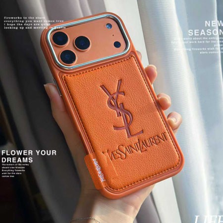 おしゃれイヴサンローラン風 iphone17 ケース ブランドYSLスマホケース 高校生四角保護