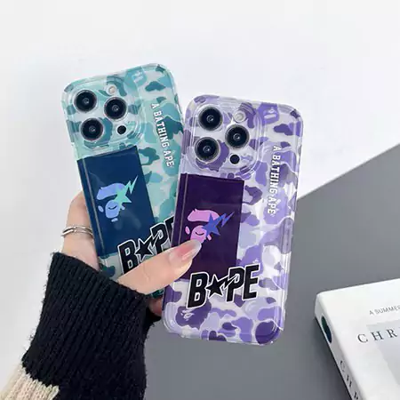 エイプ風アウトドア芸能人耐衝撃iphone18ケースブランドBapeスマホケース