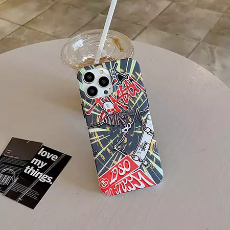 iphone14 ケース ステューシー ハイブランド スマホケース 安い 大人 滑り止め