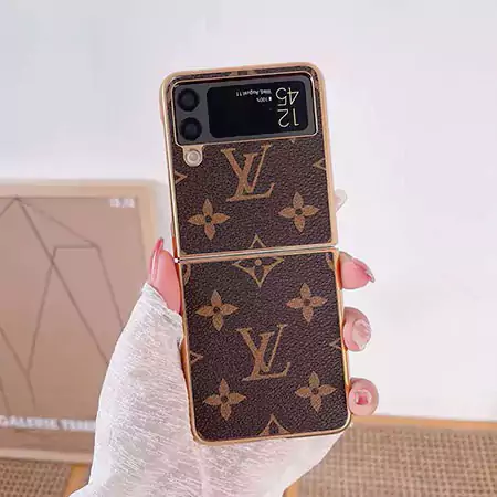 Z Flip7 Galaxy ケース ルイヴィトン風 おしゃれ ストリート