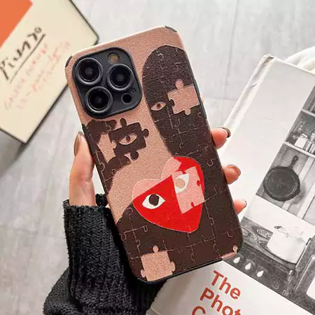 コムデギャルソン風ストリート芸能人覗き見防止iphone18ケースブランドCDGスマホケース