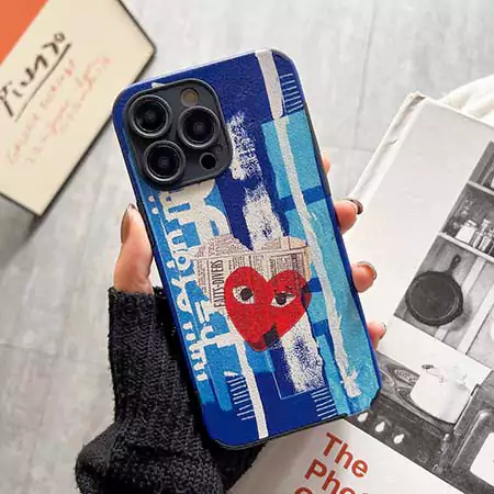 コムデギャルソン風ストリート芸能人覗き見防止iphone18ケースブランドCDGスマホケース