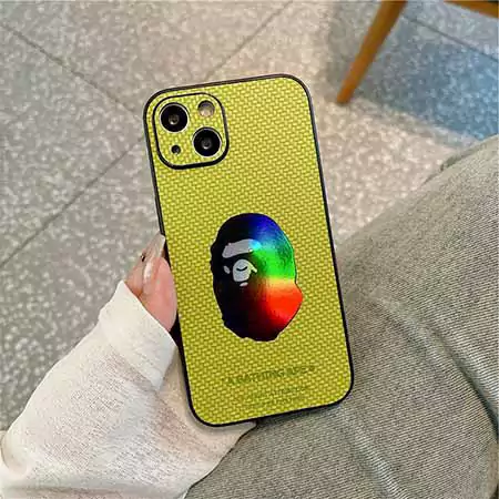 エイプ風ストリート芸能人覗き見防止iphone18ケースブランドBapeスマホケース