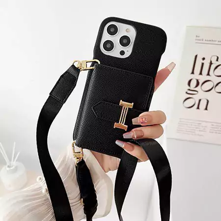 iphone16 携帯ケース エルメス風 カード入れ かわいい 芸能人 画面保護