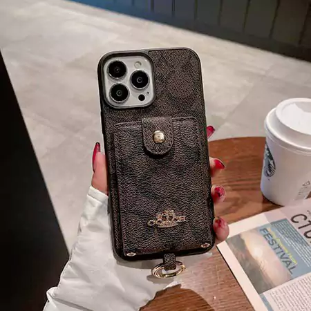 iphone16 保護ケース コーチ ハイブランド おしゃれ 芸能人 耐衝撃