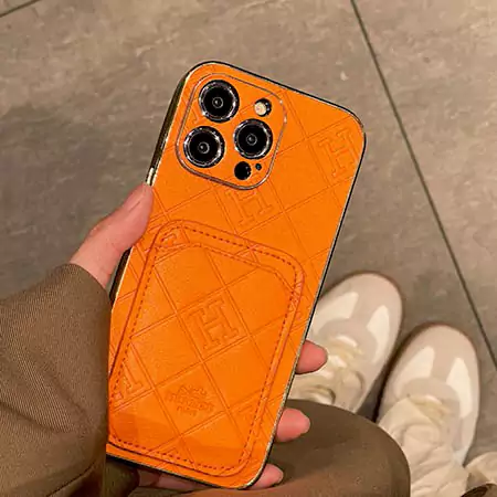 iphone16 カバー エルメス風 かわいい 大人 画面保護