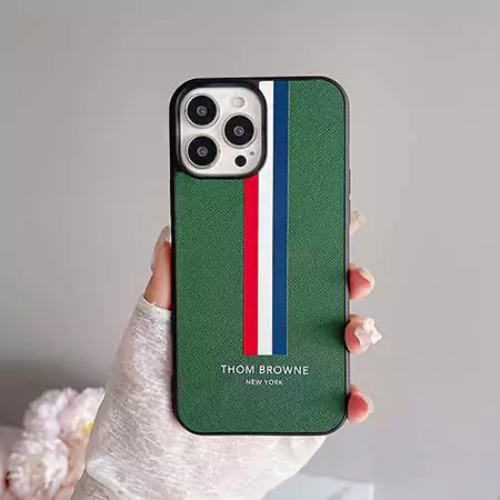 ThomBrowne風アウトドア芸能人耐衝撃iphone18ケースブランドスマホケース