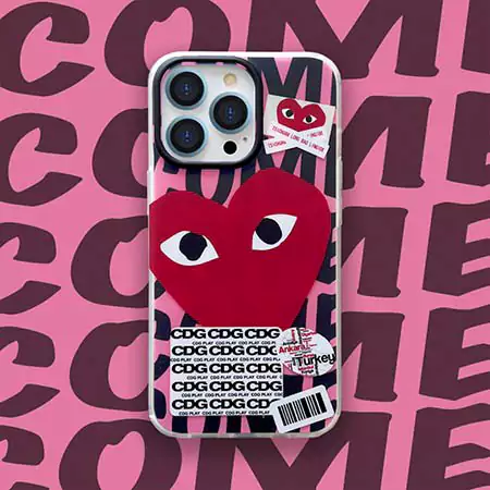 コムデギャルソン風ストリート芸能人覗き見防止iphone18ケースブランドCDGスマホケース
