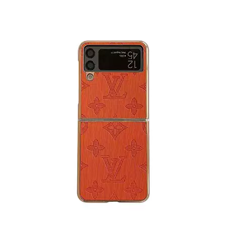 Z Flip6 ケース ルイヴィトン風 おしゃれ 高校生 画面保護