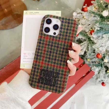 ミュウミュウ風アウトドアカップル滑り止めiphone17ケースブランドmiumiuスマホケース