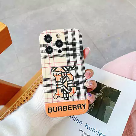 iphone15 ケース バーバリー ハイブランド スマホケース おしゃれ 芸能人 耐衝撃