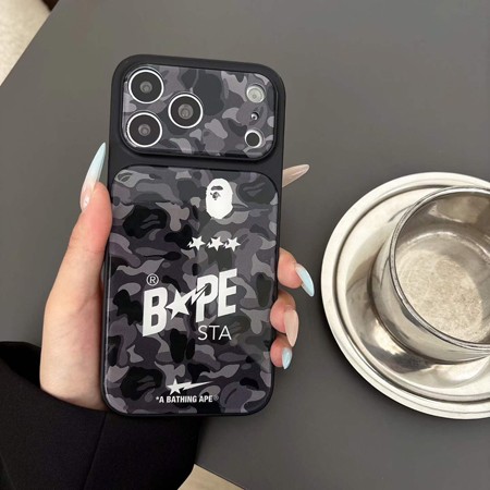 BAPE風ストリート芸能人覗き見防止iphone18ケースブランドスマホケース