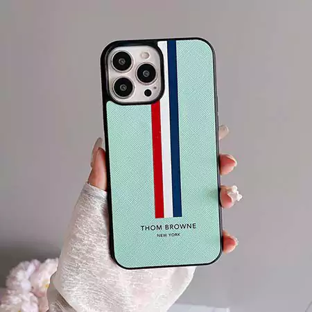 ThomBrowne風アウトドア芸能人耐衝撃iphone18ケースブランドスマホケース