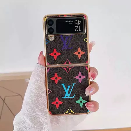 Z Flip7 Galaxy ケース ルイヴィトン風 おしゃれ ストリート