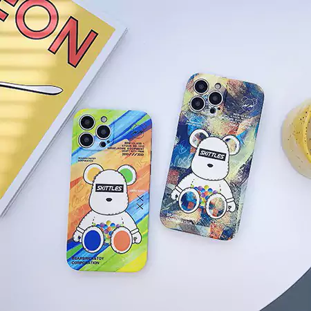 ベアブリック風アウトドア芸能人耐衝撃iphone18ケースブランドbearbrickスマホケース